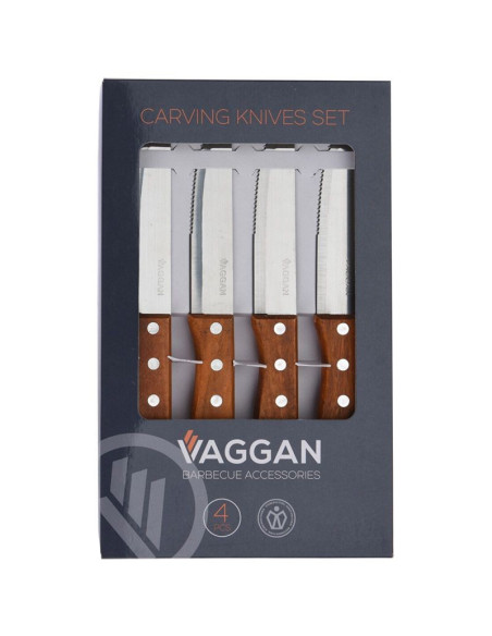 RVS Steakmessen set 4-delig