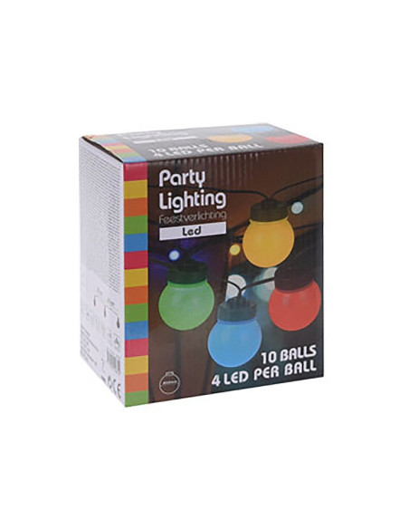 Tuinverlichting  Lichtsnoer - 10 gekleurde LED-lampen
