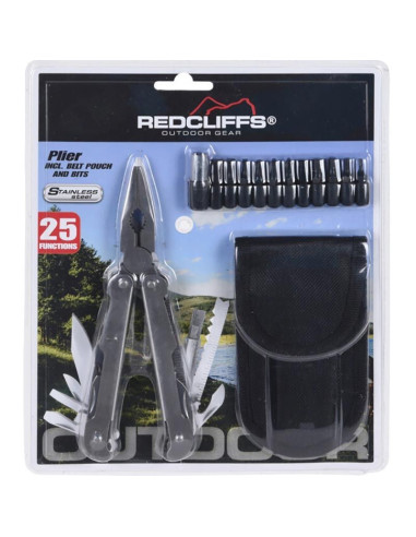 Redcliffs Multitool met 25 functies