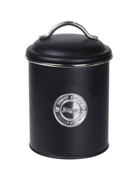 Voorraadbussen Klassiek zwart - set van 3 stuks