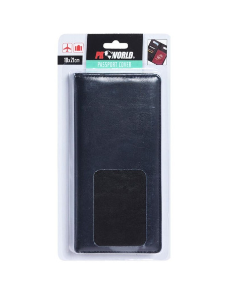 Paspoorthouder - leder look - 10x21cm
