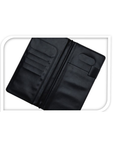 Paspoorthouder - leder look - 10x21cm