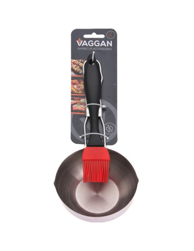 Sauspan RVS - met kwastje