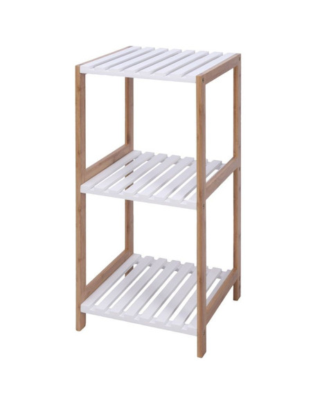 Handdoekenrek van bamboe en MDF