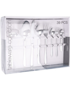 Bestekset 39-delig - RVS 2