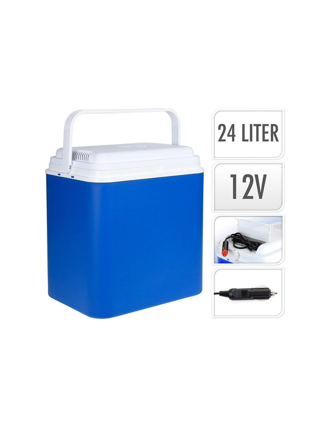 - 12V - 24 liter - Blauw