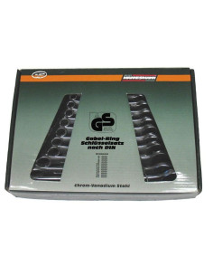 Brüder Mannesmann  Steek-ringsleutelset DIN (12 dlg) 2