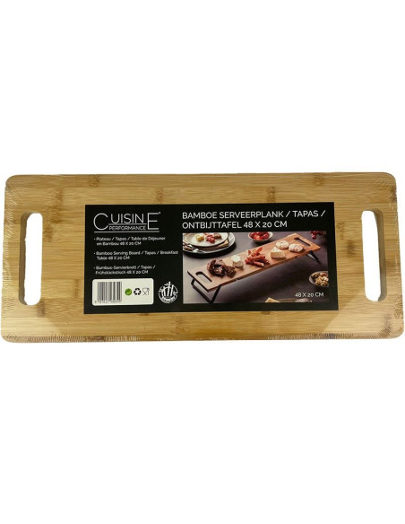 Bamboe uitklapbare Serveerplank - tapas - ontbijttafel 48x20cm