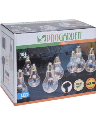 Feestverlichting - Solar - Warm Wit - 10 LED...
