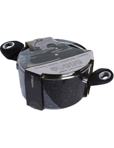 Braadpan met deksel - Ø20cm - gesmeed aluminium