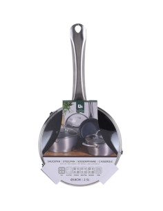 Steelpan met deksel - Ø18cm - gesmeed aluminium 2