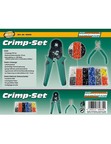 Brüder Mannesmann Krimptang - incl. 1200 Hulzen...