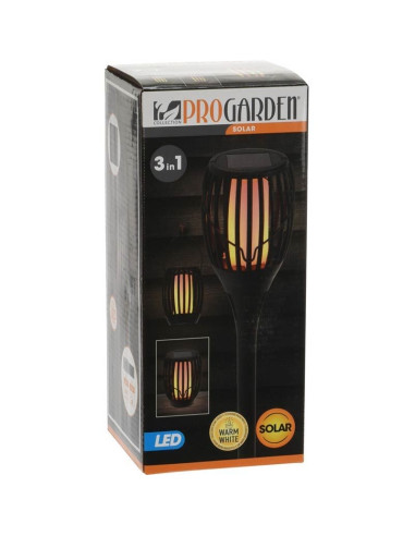 Tuinlamp Fakkel - Solar - LED vlameffect -...