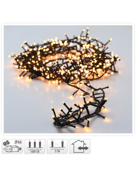 Snakelight 800 LED - 16 meter  - warm wit