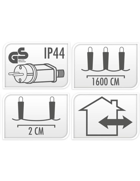 Snakelight 800 LED - 16 meter  - warm wit