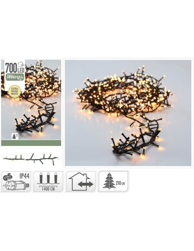 Snakelight 700 LED - 14 meter - extra warm wit