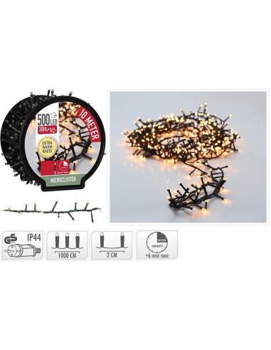Micro Cluster met Haspel - 500 LED - 10 meter -...
