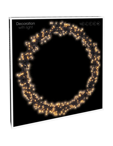 Kerstring met verlichting - 300 LED - Ø38 cm -...