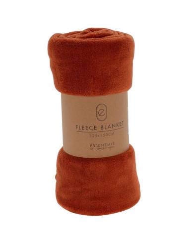 Fleece Deken - 125x150 - Terra Cotta