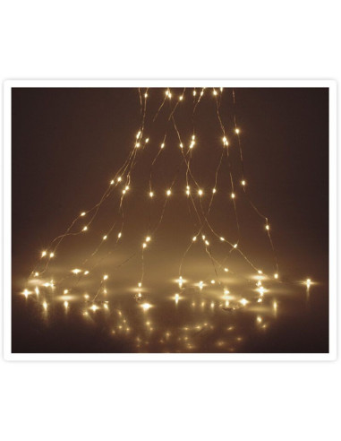Cascadeverlichting Zilverdraad 300 LED lampjes...