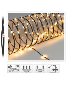 LED Verlichting 120 LED 9 meter extra warm wit voor binnen en buiten Soft Wire