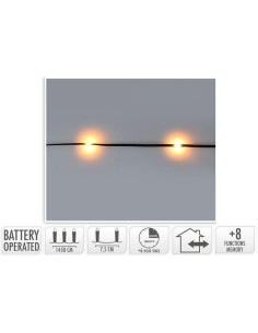 LED Verlichting  192 LED - extra warm wit - op batterij -... 2