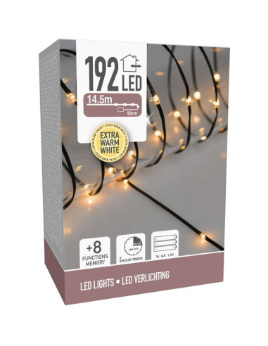 LED Verlichting  192 LED - extra warm wit - op...