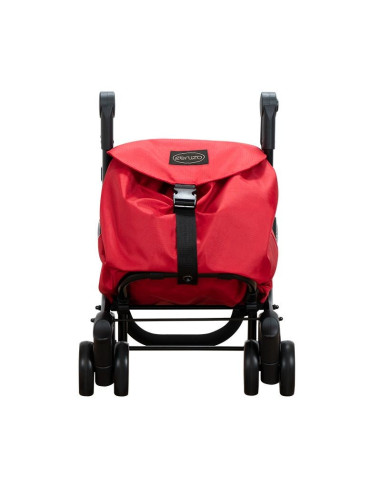 Ceruzo Go Four Boodschappentrolley  - Rood -...