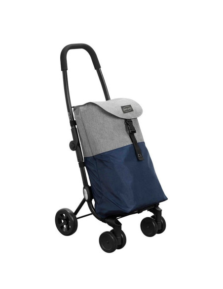 Ceruzo Go Four Boodschappentrolley  - Blauw / Zwart - 43.5 liter - by Playmarket