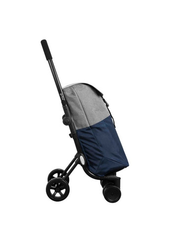 Ceruzo Go Four Boodschappentrolley  - Blauw /...