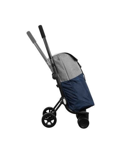 Ceruzo Go Four Boodschappentrolley  - Blauw /...