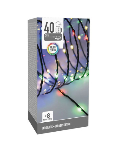 LED Verlichting 40 LED - 3 meter - multicolor -...