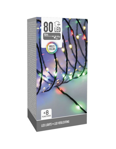LED Verlichting 80 LED - 6 meter- multicolor -...