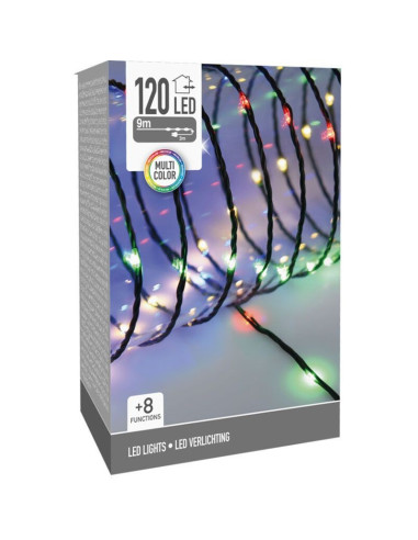 LED Verlichting 120 LED - 9 meter - multicolor...