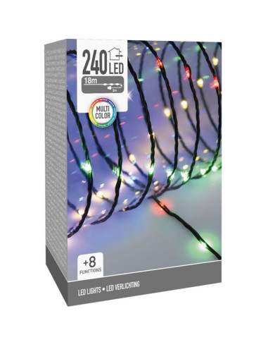 LED Verlichting 240 LED - 18 meter - multicolor...