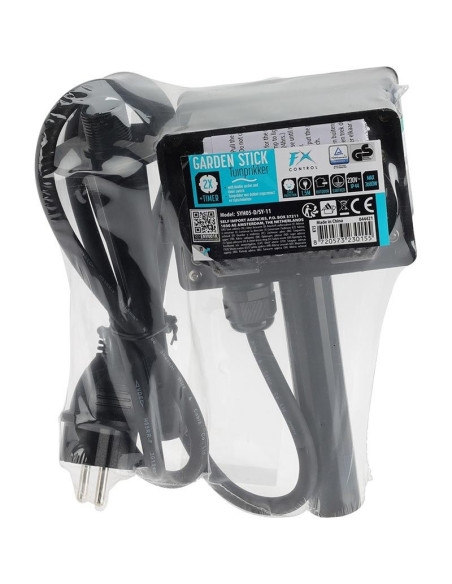 Tuincontactdoos 2-Voudig met Timer