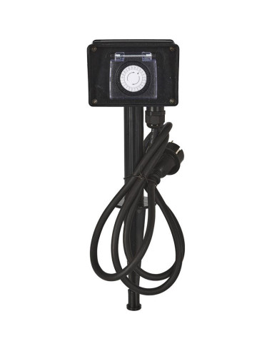Tuincontactdoos 2-Voudig met Timer
