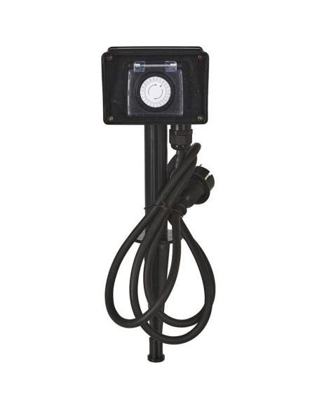 Tuincontactdoos 2-Voudig met Timer
