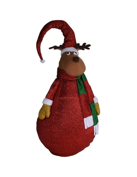 Happy Rendier XXL - 120cm - met LED lampjes - met timer - geschikt voor buiten