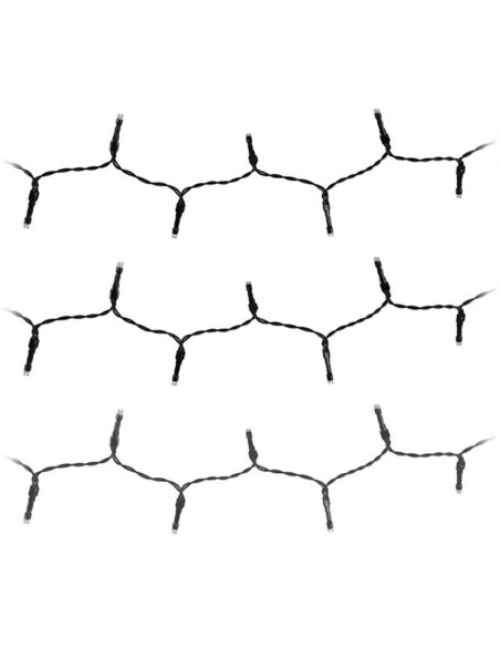 LED verlichting 120 LED - 9 meter - warm wit - Batterijbox 120 warm wit - dual-timer - geheugen en lichtfuncties