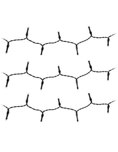 LED-verlichting 96 LED's - warm wit - op...