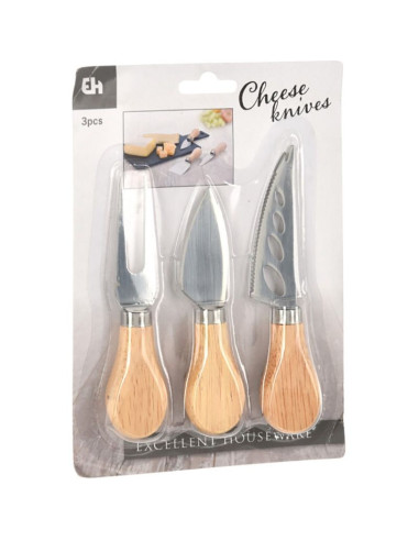 Kaasmesjes - set van 3 stuks