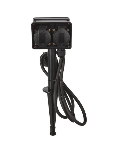 Tuinstekkerdoos 4-Voudig - Buitencontactdoos 2+2-Voudig