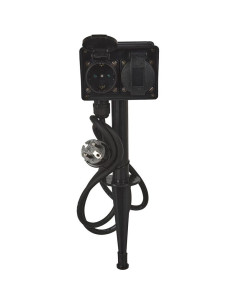 Tuinstekkerdoos 4-Voudig - Buitencontactdoos 2+2-Voudig 2