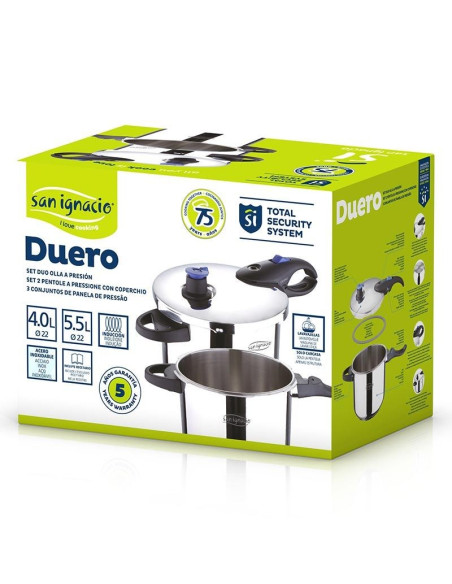 San Ignacio Snelkookpannen - 4.0  en 5.5 liter - RVS
