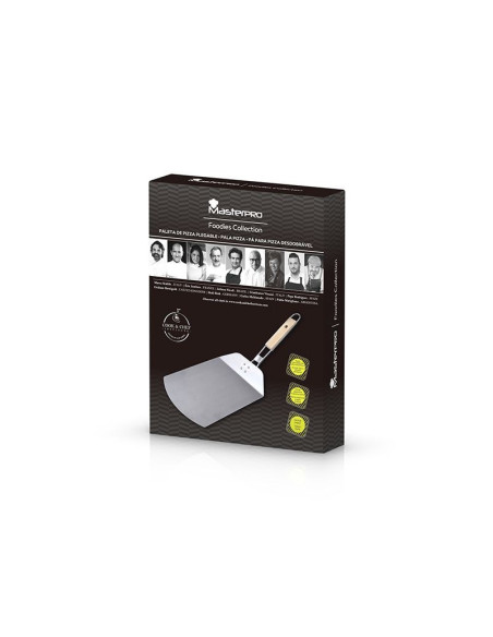 Masterpro Pizzaschep - Inklapbaar - RVS