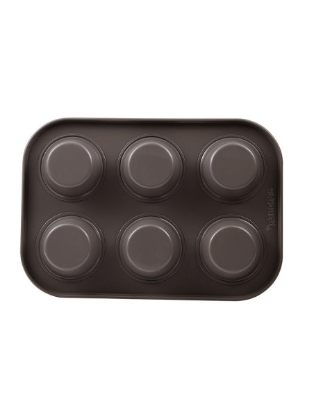 Bergner Muffinbakvorm - 2 stuks met 6 cupcakevormpjes - voor 12 Muffins - Lovers