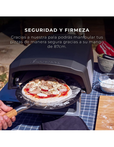 Masterpro Pizzaschep XL - voor oven en BBQ -...