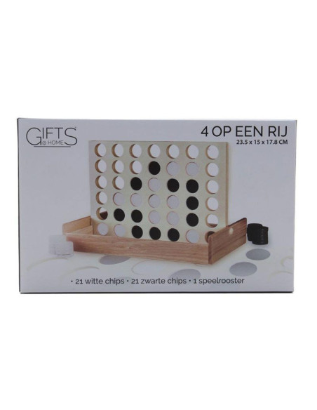 Vier op een Rij - Hout - Reisspel