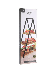 Etagere 3 lagen - bamboe - hoogte 53 cm 2